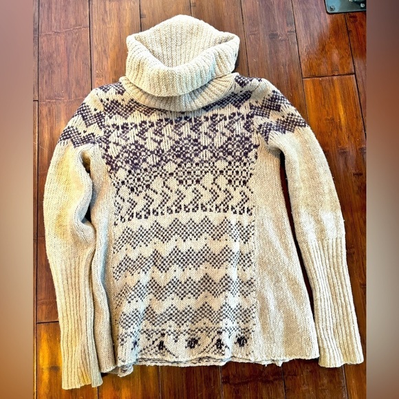 Free People Sweaters - Free People Wool Blend Cowl Neck Sweater - size S/P